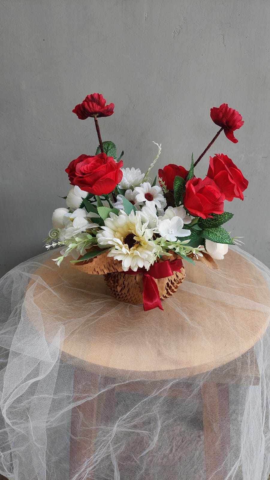 Vas Bunga Meja Bunga Palsu 150k